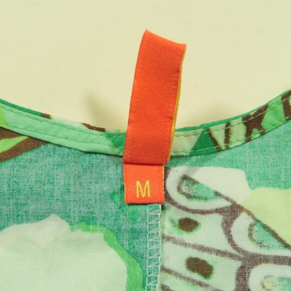 Farm Rio Mini Dress Womens M Green Butterfly Print Sleeveless - Picture 7 of 8